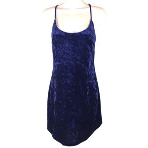 Crushed Velvet Stretchy Dress, Size M